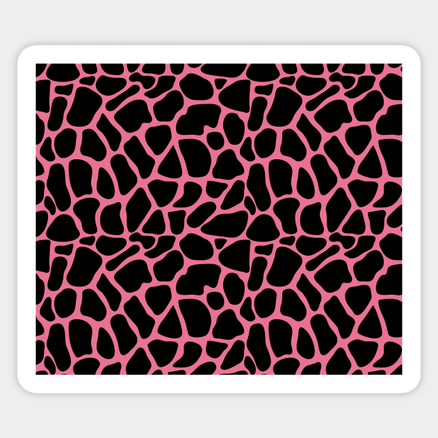 Modern Animal Skin Pattern Giraffe Sticker by Lemonflowerlove